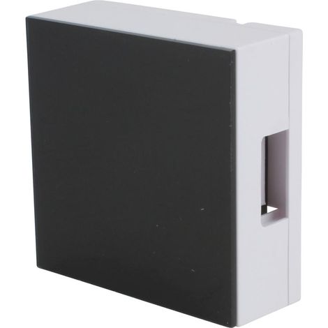 Unitec Zweiklang-Gong Luna Glasplatte schwarz, Batteriebetrieb Gong (1/2)