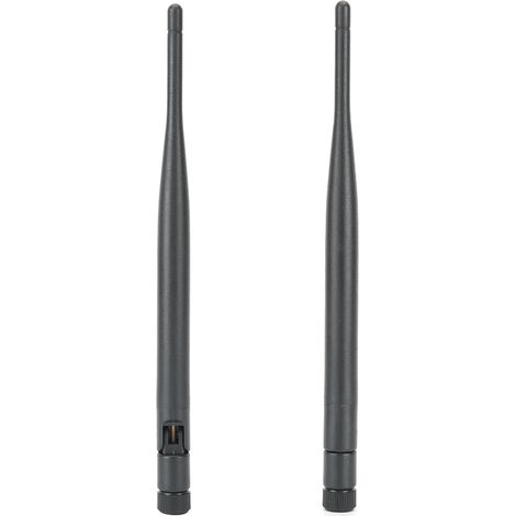 Langlebige Wi-Fi-Router-Antennen, hohe Verstärkung von 6 dB, Dualband 2,4/5,8 GHz, integrierter SMA-Anschluss. (1/5)