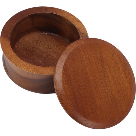 Bol à blaireau en bois pour homme, pot à savon et à mousse à raser antiadhésive, outil de nettoyage du visage portable (1/5)