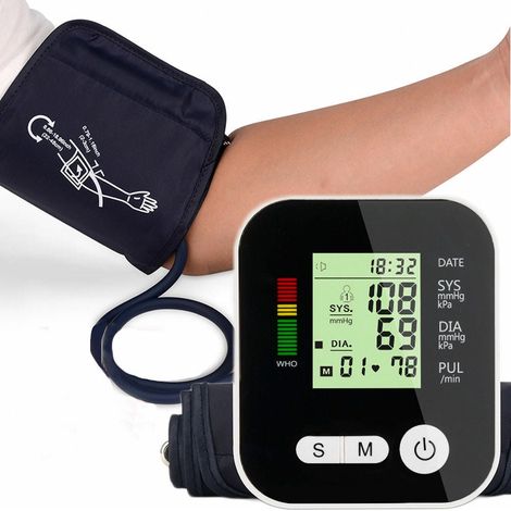 BM 58 Tensiomètre à bras avec interface USB, deux mémoires utilisateur de 60 mesures, avec détection d'arythmie et indicateur de risque, pour circonférences de bras de 22 à 30 cm (1/5)