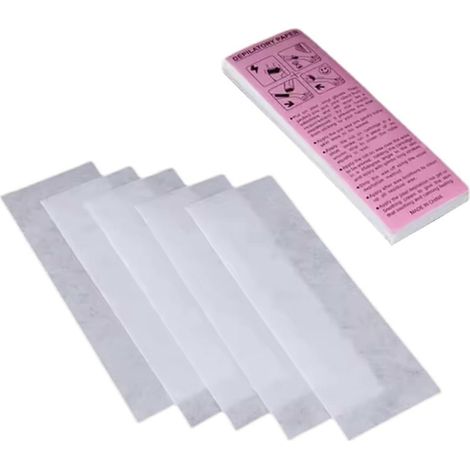 500 feuilles de papier ciré non tissé pour l'épilation (femmes et hommes) (1/5)