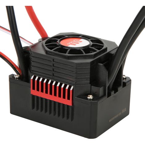 Contrôleur de vitesse électrique étanche à l'eau et à la poussière SURPASS 60A (ESC) - Accessoire RC (1/5)