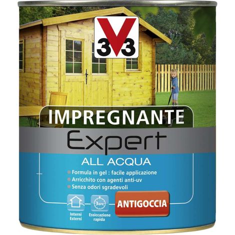 Impregnante V33 ad acqua lt.0,75 expert noce antico