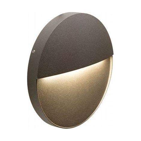 Segna passo da esterno Sovil geo round Ø 16 ip65 6 w 4000k nero (1/2)