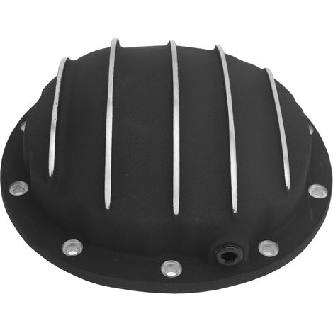 Adatto per coperchio differenziale in alluminio HRCGM85BK 10 viti 1/2 pollice NPT nero