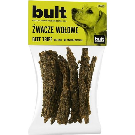 BULT snack masticabile naturale per cani, trippa di manzo essiccata, 100 g