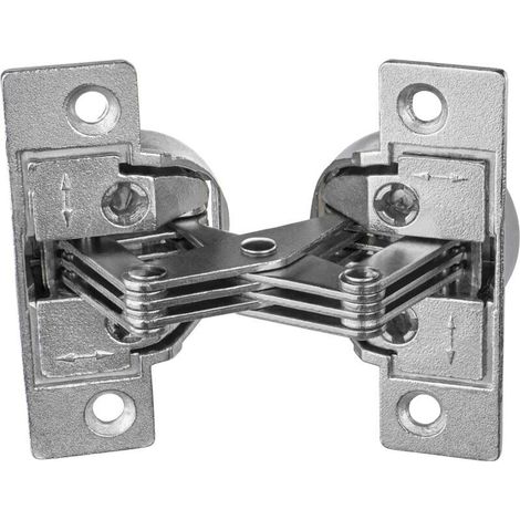 Charnière de Meubles à Vis - GS 45 Charnière pour 45° Onglet Angle D'Ouverture 135° Acier Nickelé 1 Pièce - Charnière de Raba (1/4)