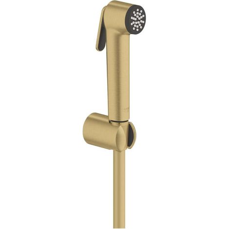 Grohe Tempesta-F - Doccetta bidet con supporto e flessibile 1,25 m, Cool Sunrise spazzolato 27513GN1 (1/2)