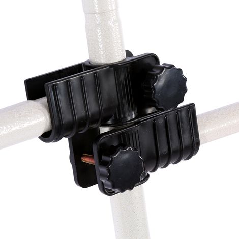 Portant à vêtements extensible du sol au plafond, tube de 25 mm, 4 barres transversales, disponible en vente exclusive dans les entrepôts à l'étranger. (1/5)