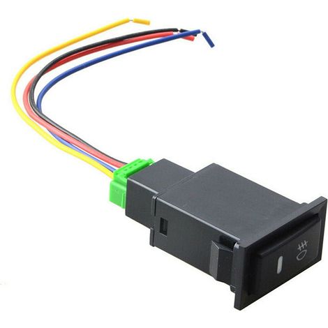 Convient pour Toyota et Mitsubishi Lancer, remplacement du commutateur de feux antibrouillard par un indicateur LED et un faisceau de câblage de feux antibrouillard. (1/5)