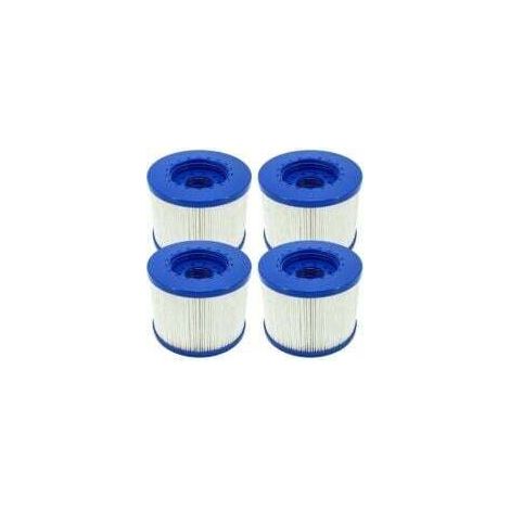 Cartuccia filtro per spa Infinite Thread, cartuccia filtro filettata per spa gonfiabili, filettatura da 60 mm, compatibile con Cosy Spa, Clever Spa e altre, 4 pezzi (1/4)