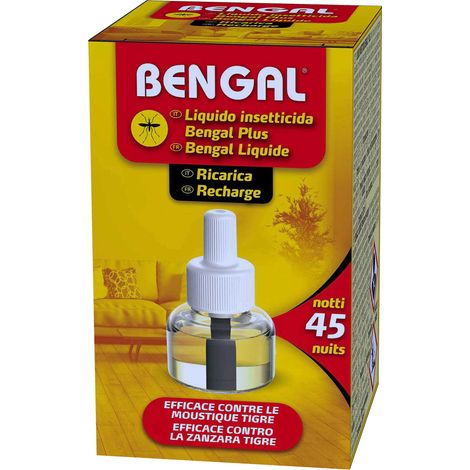 ANTIZANZARE 45 NOTTI liquida - ml 35- 24 pezzi - BENGAL
