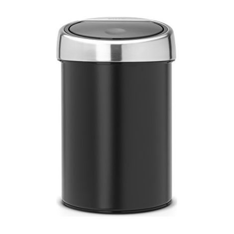 Brabantia Poubelle Touch Bin Nero Matt 3 Litri (1/4)
