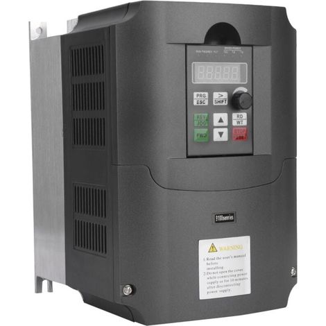 Onduleurs et Convertisseurs VFD AC220V à 380V 7,5KW, Convertisseur de Fréquence Monophasé à Triphasé, Contrôleur Vitesse Moteur AC (1/4)