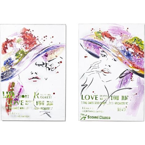 Dipinto olio village-871a-b colori assortiti60x90 - bizzotto