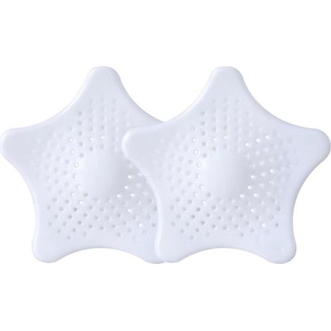Silicone Sink Strainer, 2 Pcs Silicone Hair Filter, Kitchen Sink Filter, Universal Silicone Strainer, for Shower, Bathtub and Kitchen