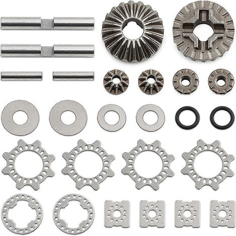 Kit de différentiels avant et arrière universels pour voiture RC W218 (1/5)