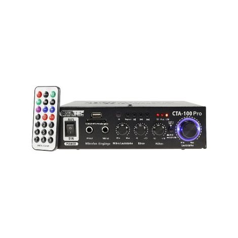 HiFi Verstärker Bluetooth 100W, 230V/12V Betrieb (1/5)
