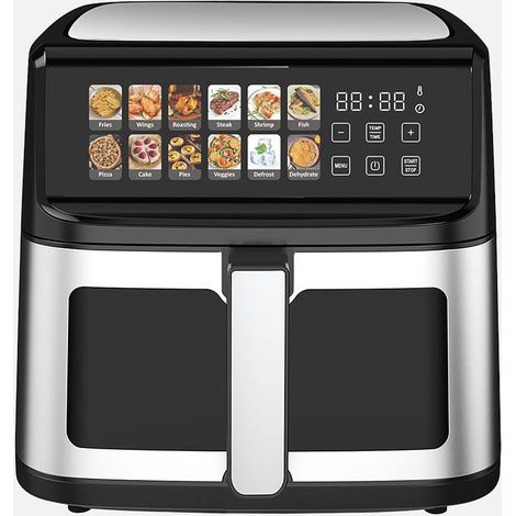 Friteuse à Air Calandria 11L 2300W Noir/Acier Double Résistance