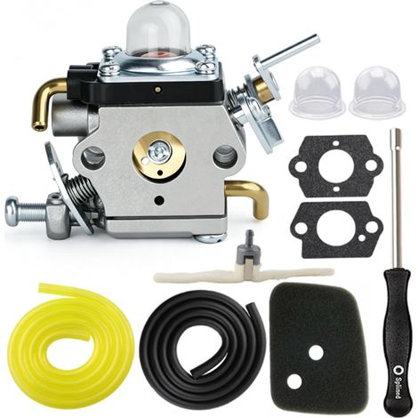 Kit Carburateur Compatible Husqvarna 122LK 122LD 122LDX 122C, Pièces de Rechange Moteur Débroussailleuse Haute Qualité -Alovez-WCY (1/4)