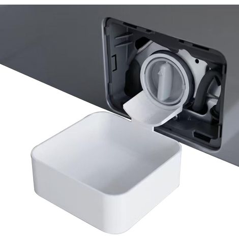 Bac pour Récupérer L'eau De Vidange Machine A Laver 12x12x4.5cm Entonnoir De Vidange De Machine À Laver Stable Étanche, Empêcher L'accumulation D'eau Dans La Buanderie, pour Appartements (1/5)