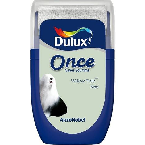 Dulux Retail Once Matt Tester Paint Pot - 30ml - Willow Tree