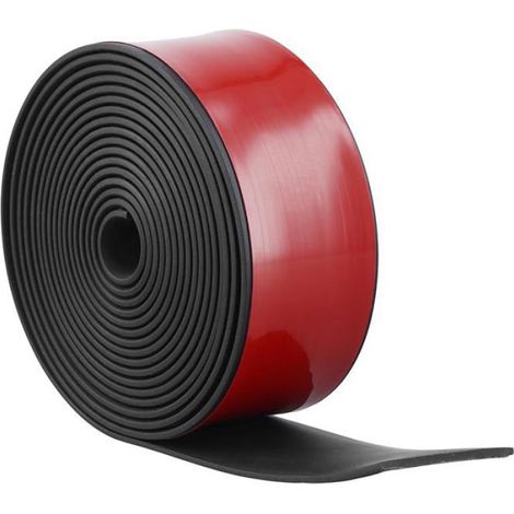 Bande de Caoutchouc Adhésive 3 mètres 40mm x 2mm - Rouleau Néoprène pour Joints, Sols et Isolation (1/5)