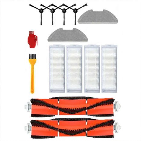 Pour Mi robot aspirateur laveur 2 Pro filtre chiffon de lavage brosse principale et latérale (1/5)