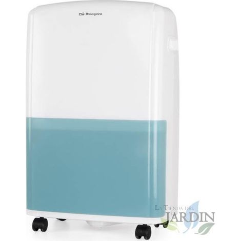 Deshumificador de aire eléctrico 500W 100m2 Orbegozo, Deshumificación automática, Pantalla digital, Tanque 3,6 L