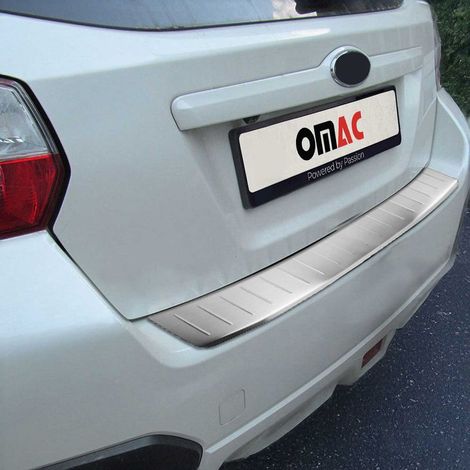 Protection Seuil de Pare-Chocs Compatible avec Subaru XV 2012-2018 INOX Chromé brossé