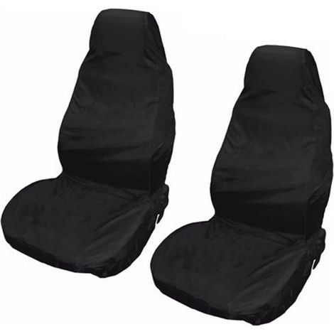 2 universal car seat covers, waterproof, black, car seat covers, seat protection (1/5)