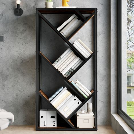 Mobile libreria ad albero in MDF 80x35x160 cm OKMYHOME (1/5)