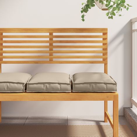 Palettenkissen für Sitzfläche 2 pcs Taupe 40 x 40 x 8 cm vidaXL (1/5)