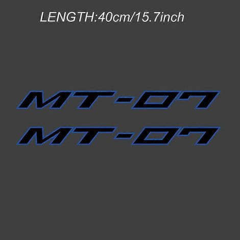 Autocollants décoratifs pour moto : logo, jantes, carénage, casque, protection de réservoir pour Yamaha MT-07 (2016-2020) - 5 (1/5)