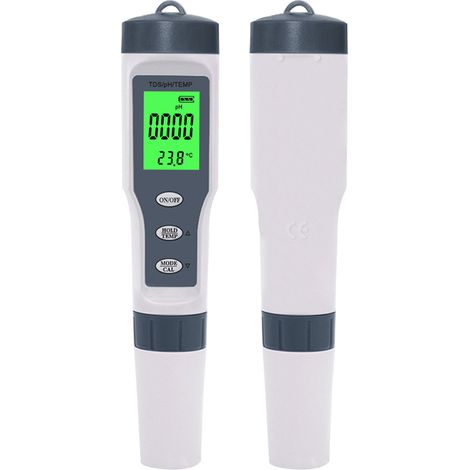 pH-mètre 3 en 1 TDS Température dans l'eau/les fluides. Avec compensation automatique de température