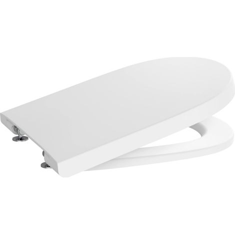 Abattant et siège de toilettes à fermeture amortie – Collection MERIDIAN – Roca - A801F92621 – Couleur : blanc mat (1/4)