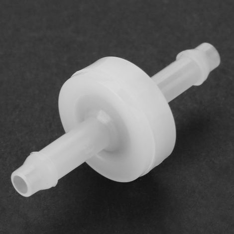 PVDF-Rückschlagventil für Kraftstoffe, Gase, Flüssigkeiten und Luft (3/16") (1/5)