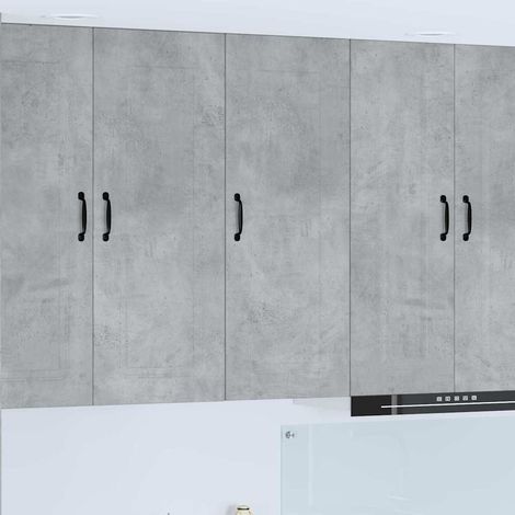 vidaXL Pannello lavastoviglie Kalmar Grigio cemento 40 x 31 x 100 cm
