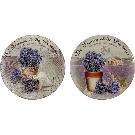 Signes Grimalt Pali di cucina  Post di lavanda 2 unità scatole e vassoi lilla 11x11x1cm 28390