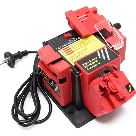 Wiltec Universal Schleifmaschine 65 W, Schärfmaschine für Messer, Schere und Bohrer, Werkzeug u. a. zum Messer schleifen und Stemmeisen schärfen