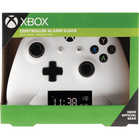 XBOX Reloj despertador digital Blanco