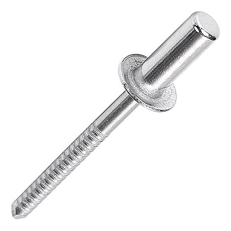 Ensemble de 60 rivets à embout fermé étanches à l'eau - 3 tailles: Diamètre 4.8 x 10/12/16 mm (20 par taille) - Acier inoxydable Tête dôme (1/5)