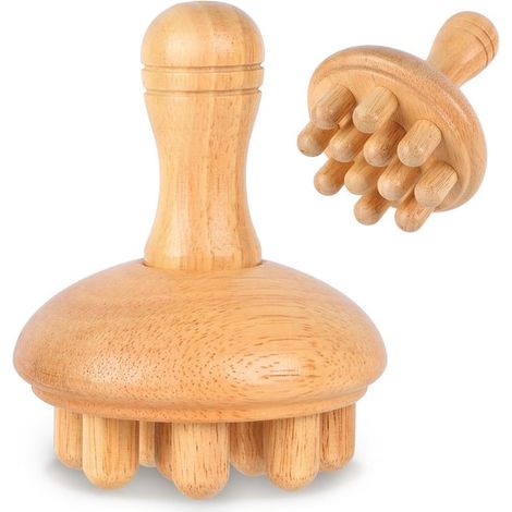 Dispositivo estimulador anticelulítico y de drenaje linfático para terapia con madera (1/5)
