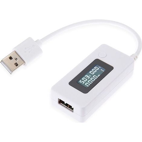 Testeur de Tension et Courant USB, Multimètre USB pour Mesure Chargeur, Détecteur de Capacité pour Ordinateur, Banque de Puissance et Téléphone (1/5)