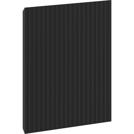 Mexen Rivel frente estriado para cuerpo de mueble de baño 35 x 43,5 cm, negro mate - 91A21-0350-470-1-71 (1/2)