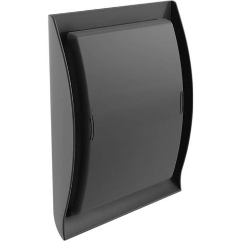 Nicoll – Grille aération VMC Ø100 à clipser – Section 50 cm² – Conformité QUALIGAZ – Conception anti-pluie – Couleur ardoise