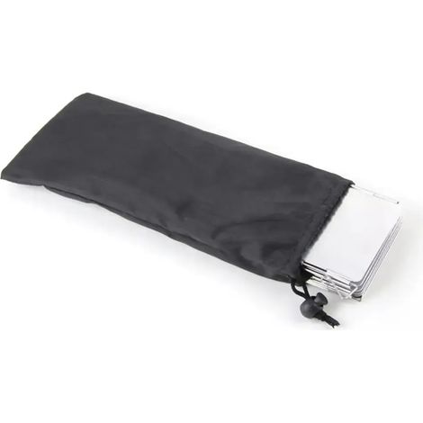 Pare-vent pliable en aluminium pour réchaud de camping à gaz, 10 plaques, avec brûleur intégré. Idéal pour les pique-niques et le camping. (1/5)