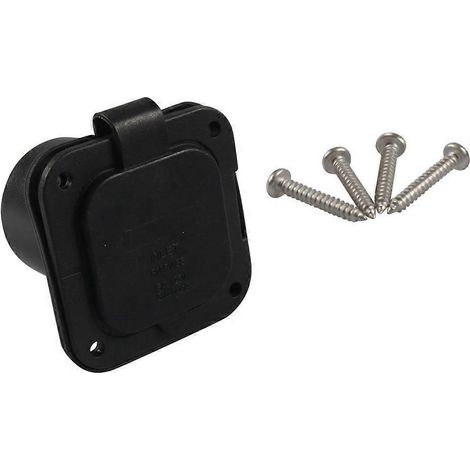 Prise secteur 125 V résistante à l'eau, prise pratique, mécanisme de verrouillage sécurisé (1/5)