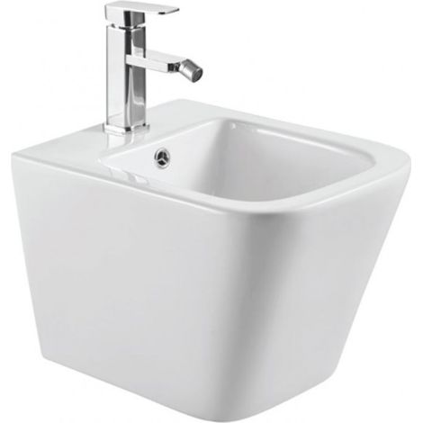 Bidet suspendu BOFY2 en porcelaine 48,5x34,5x33 cm (1/4)