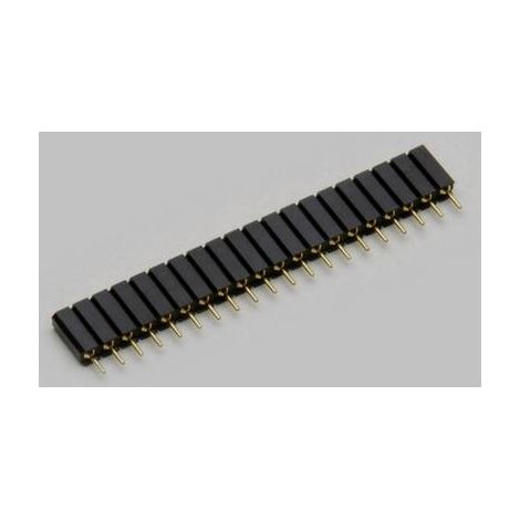 TRU COMPONENTS Barrette femelle (de précision) Nbr de rangées: 1 Nombre de pôles par rangée: 10 TC-2506456 1 pc(s) Q202212 (1/2)